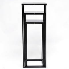 3Pcs Metal Stand Wedding Decoration Road Lead Flower Centerpiece Column Set