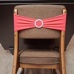 Party/Banquet Decoration 40 Pcs. Stretch Chair Cover Sashes w/Slider Buckle