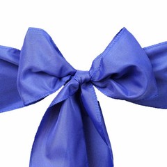 10 Royal Blue Polyester CHAIR SASHES Ties Bows Wedding Ceremony Decorations SALE
