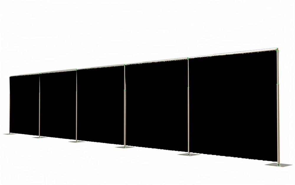 QUICK BACKDROP KIT 10 FT TALL x 50 FT WIDE PIPE (DRAPE OPTIONAL)