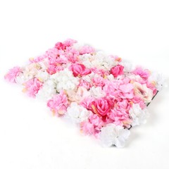 8xArtificial Rose Flower Wall Panel Artificial Silk Wedding Valentines Day Decor