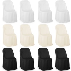 100 Wedding/Party Folding Chair Covers – Polyester Cloth