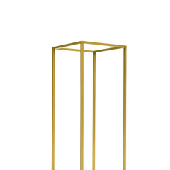 23.6in 10Pcs Tall Gold Metal Flower Stand for Wedding Table Centerpieces Decor