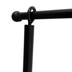 3.28ft Tall Over the Table Rod Stand Adjustable Black Metal Table Clamp Stand