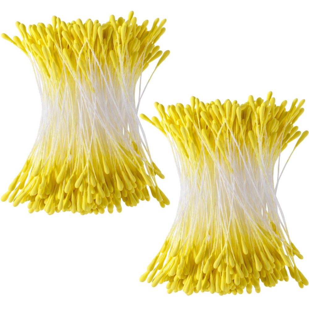 VARMDUKKE 800pcs 2 mm tip, 1 middle, 59 total length, Yellow,800pcs