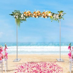 10ft x 10ft Backdrop Stand Pipe Kit Heavy Duty Wedding Back Adjustable Stand