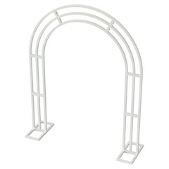 Heavy Duty Square Tube Iron Wedding Arch Backdrop Stand Garden Pergola Frame US
