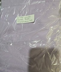 3 Lavender Light Purple BACKDROP 90″ TALL x 80″ WIDE DRAPES Curtains Polyester