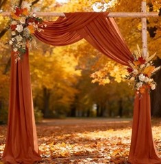 Lilac Wedding Arch Draping Fabric 1 Panel 29″ × 20FT Sheer Drapes Outdoor