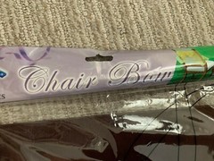 New 6 Brown & 6 Used Brown Organza Chair Bows (9 Inches by 10 Feet)