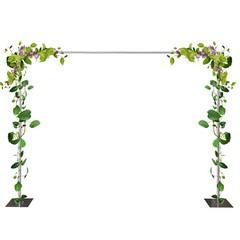 Heavy Duty Pipe Drape Kit Backdrop Support w/ Metal Steel Base-Height Adjustable