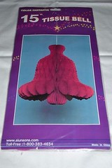 WEDDING/ANNIVERSARY PARTY DECORATION + 15″ HONEYCOMB TISSUE BELLS + MAGENTA/PINK