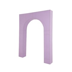 7 ft LAVENDER Spandex Wedding Arch Cover for Arc de Triomphe Stand