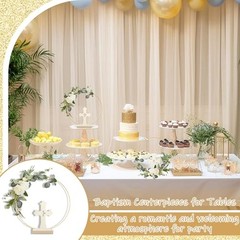 24 Pcs Baptism Centerpiece Decoration for Tables First Communion 12 24pcs