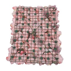 12x Artificial Wedding Wall DIY Floral Panels Silk Flower Wall Panels Backdrop