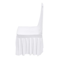 20PCS White Chair Covers for Wedding Parties and Dining Stretch Chair Slipcovers