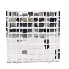 SILVER 10 Panels 12″ x 12″ Square Sequin WALL BACKDROP Party Events Decorations