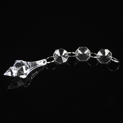 30 Acrylic Crystal Clear Bead Garland Hanging Chandelier Wedding Decor Supplies