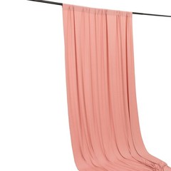 5 ft x 10 ft DUSTY ROSE 4-Way Stretch Spandex Divider Backdrop Curtain Wedding