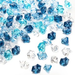 Orange Fake Crushed 150 PCS Fake Diamonds Plastic Acrylic Clear Ice Rock Diamond
