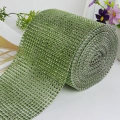 1/10 Yard Rhinestone Mesh Roll Rhinestone Bling Ribbon Craft Party Wedding Decor