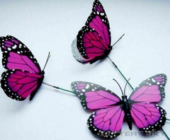 3D Colorful Artificial Butterflies Dummy Craft Wedding Party Floral Decor Gift