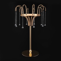 10 Pendants Flower Holder for Wedding, Crystal Flower Stand Wedding Centerpieces