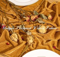 Velvet Table Runner 20 x20 Inches0ft Luxurious Thick Soft Velvet 1 Gold