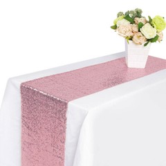 20 Pack 12″ x 118″ Sequin Table Runner for Birthday Wedding Bridal Party Decor
