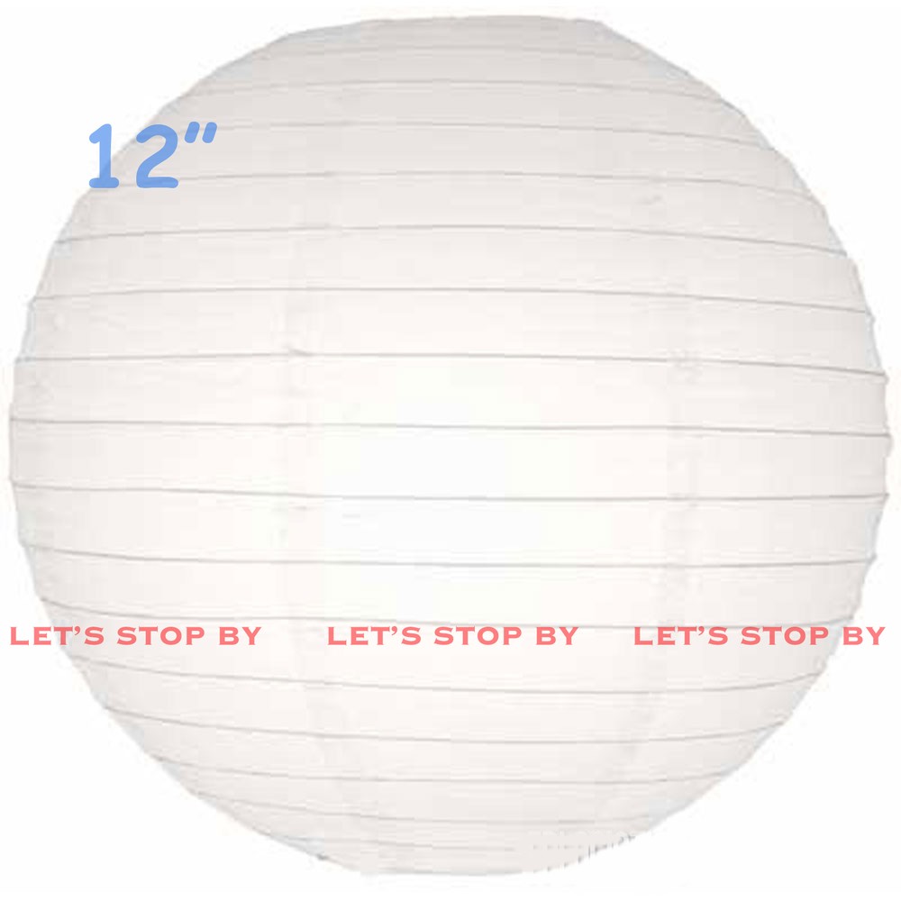 12X round Chinese paper lanterns lamp 12″ Wedding Party Floral Event decoration