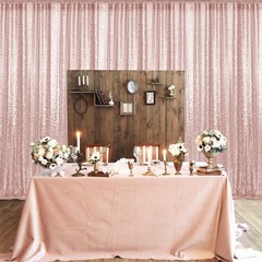 10x10FT Rose Gold Sequin Backdrop for Events