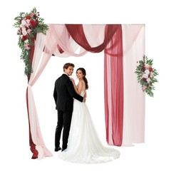 5-Piece Decorative Artificial Flowers Artificial Floral Wedding Arch Flower Kit