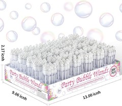 300 Pack Wedding Bubbles Bulk, Mini Party Bubble Wand For Wedding Send Off |