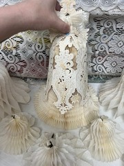VTG Honeycomb Wedding Bells Lot Of 9 Halllmark American Greetings Doublglo
