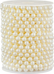48 Feet Faux Pearl Beads Garland 8Mm Craft String Pearls for Wedding Centerpiece