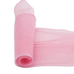 Pink organza chair sashes chair ties bow Chair ribbon wedding anniversary decor