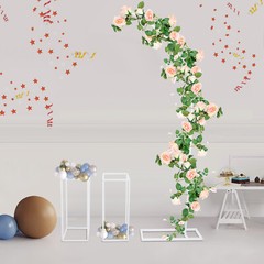 2m/6.56ft Arched Stand Height,Wedding Centerpieces,Metal Wedding Flower Stand