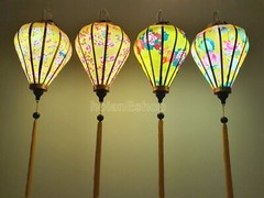 Hoi An Silk Lanterns for Restaurant decorations Outdoor garden decor – Set 4 pcs