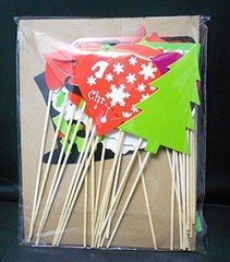 Christmas Photo Booth Props, 27pcs, Attached NO DIY NEEDED, Ships Fast US
