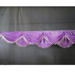 3/6M Faux Silk Drape Swag Decor Event Party Wedding Backdrop Curtain W/Tassel