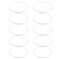 10Pcs Reusable Silver Metal Dreamcatcher Rings for Wedding and Room Decoration