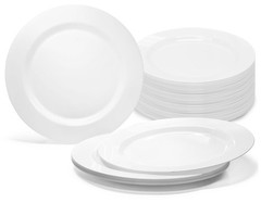 ” OCCASIONS ” 120 Plates Pack, Heavyweight Disposable Wedding Party Plastic P…