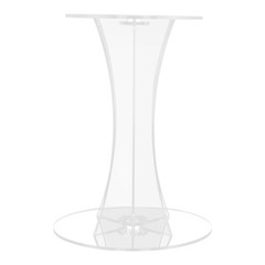 60cm Acrylic Vase Stand Clear Flower Rack For Party Wedding Venue Decor Roadlead