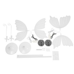 2PCS Butterfly Wedding Light, 110V Aisle Decor Light, 48W T-stage Guidance Light