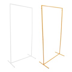 3 Packs Wedding Flower Arch Backdrop Stand Square Balloon Photo Stand Gold/White