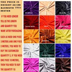 2 Meter Velvet Tassel Swag Drape Panel Wedding Stage Background Party Decor