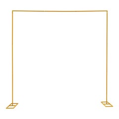 Romantical Metal Flower Balloon Frame Square Wedding Arch Backdrop Stand Decor