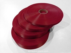 Maroon 10mm 16mm 20mm 25mm 40mm Satin Ribbon For Scrapbooking Wrap Decorations