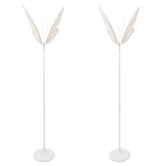 2 Pcs Romantic Butterfly Floor Lamp 110v Led Decorative Light Aisle Decoration