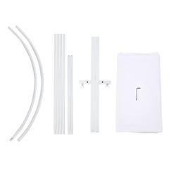 White Wedding Arch Backdrop Stand 1.2 × 0.5 × 2.2 m Balloon Frame Kit